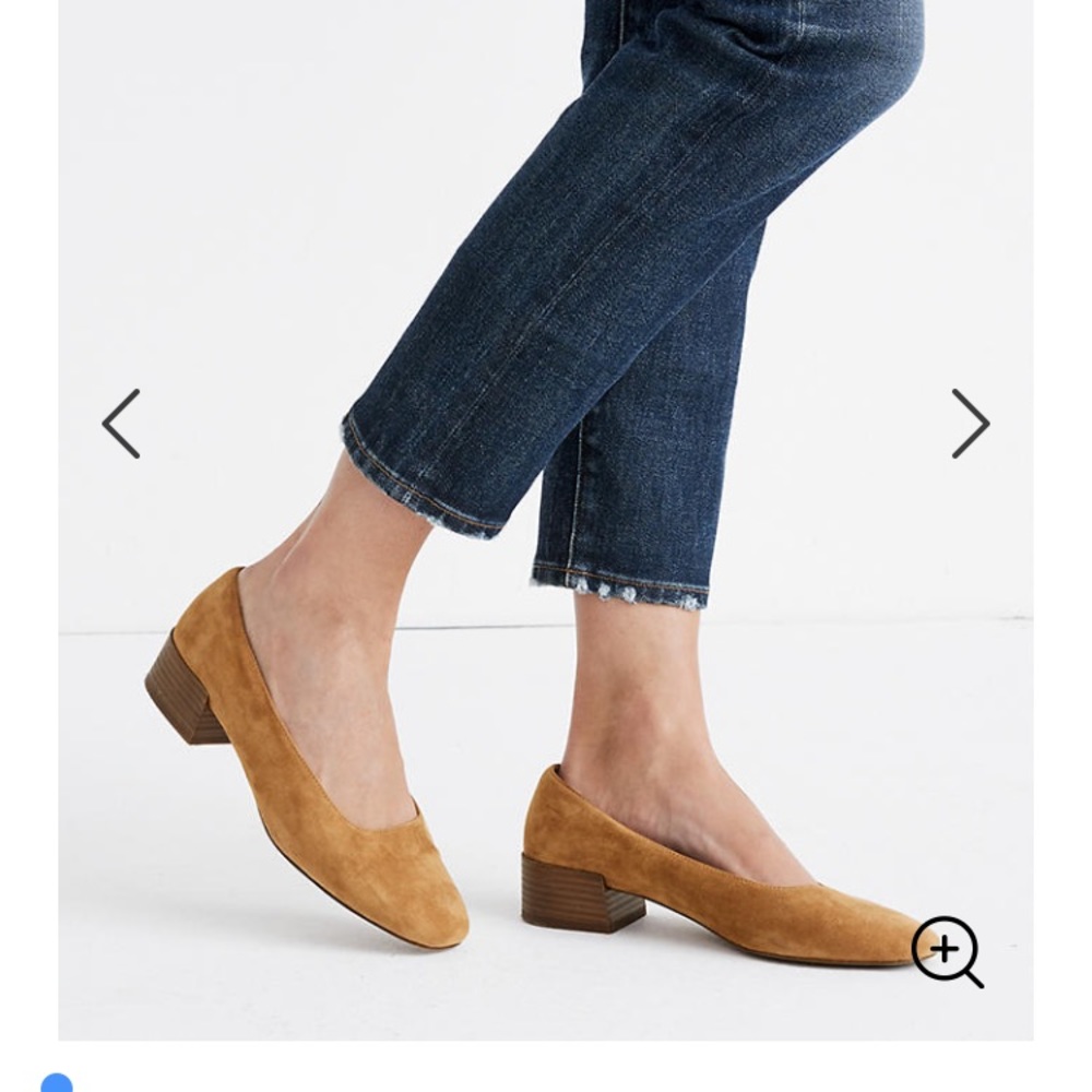 Madewell Sofie Pump Suede Tan Size 9